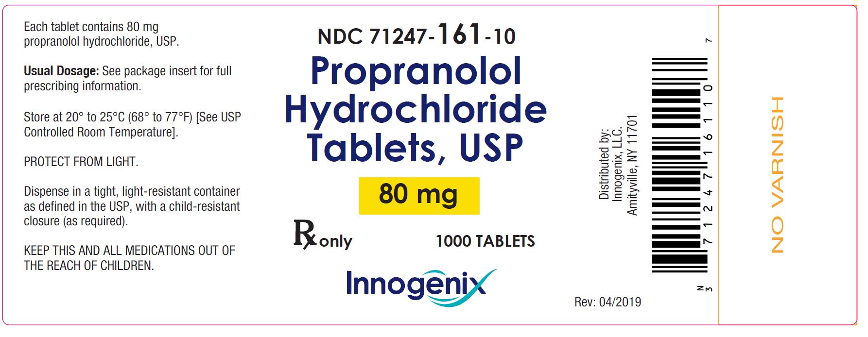 Propranolol Hydrochloride